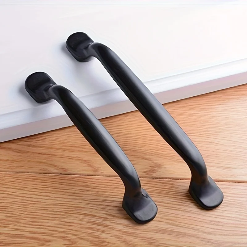 4pcs Black Handles For Furniture, Cabinet Knobs And Handles, Kitchen Handles, Drawer Knobs Cabinet Pulls, Cupboard Handles Knobs