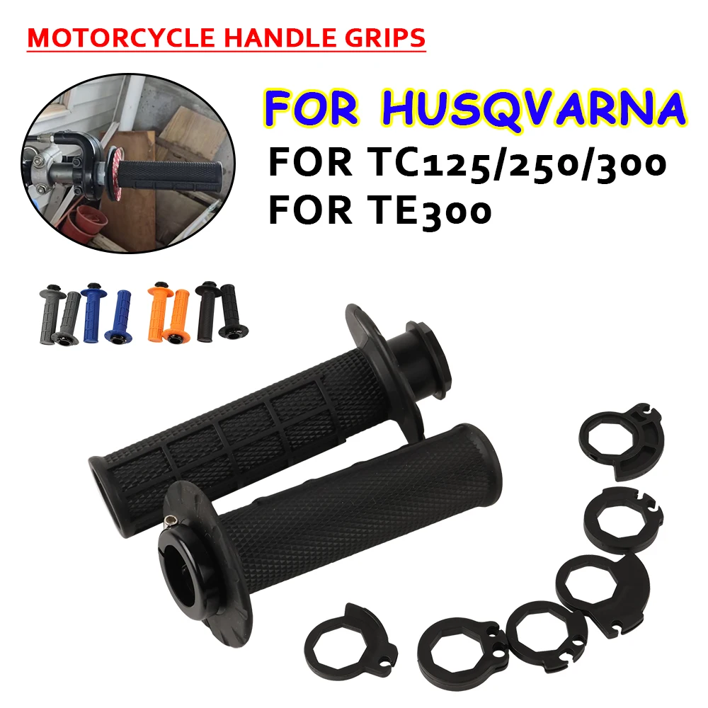 Hand Grip Cam Handlebar Grips Glue For HUSQVARNA TE300 TE 300 TC125 TC250 TC300 TC 125 250 300 2015 2016 Motorcycle Accessories