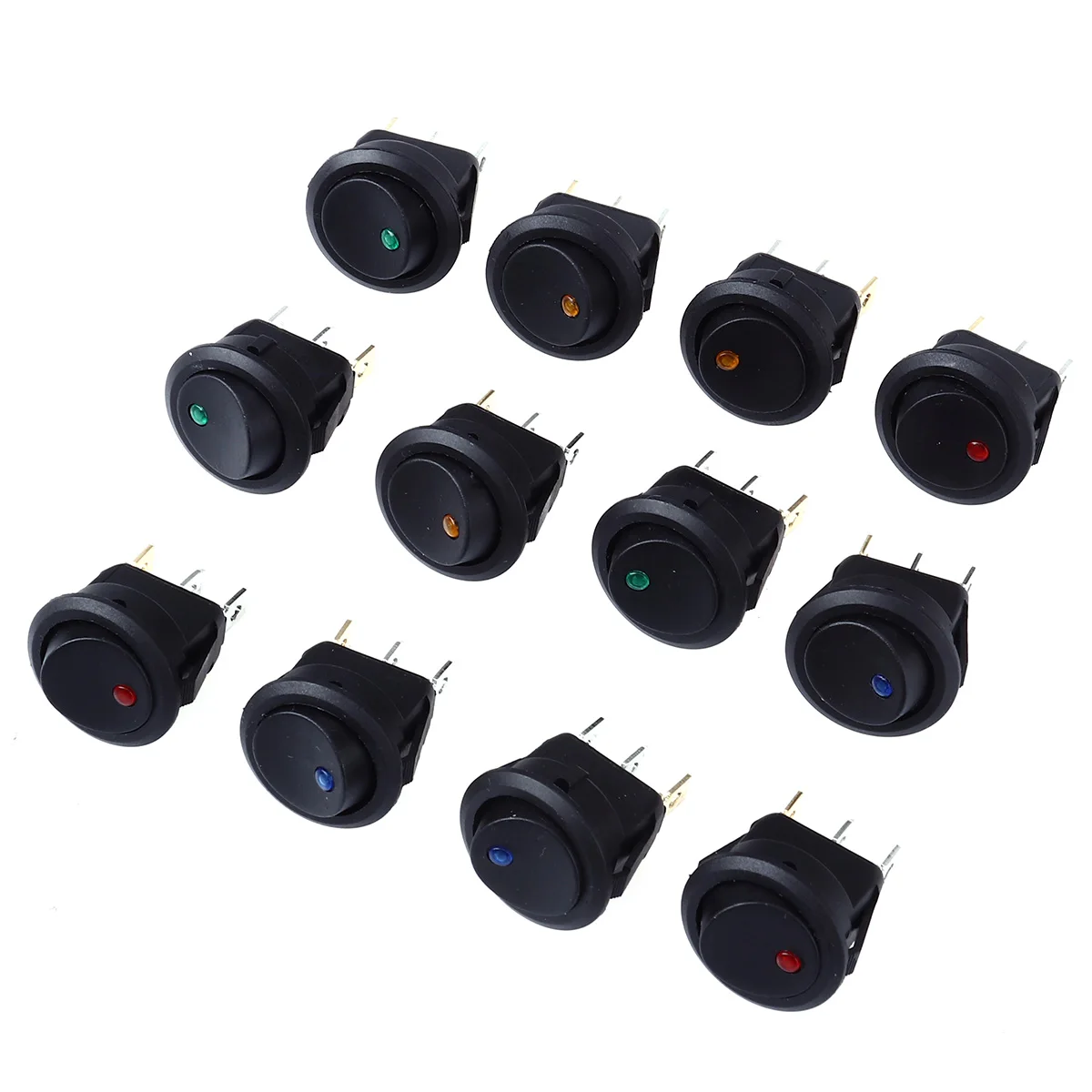 

12 PCS 4x4 off Road Accessories for Truck Off-road and Utv Car Toggle LED Switch