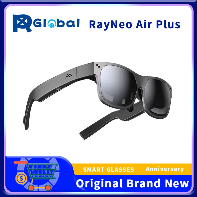 

RayNeo TCL Thunderbird Air Plus Glasses Portable AR With 1080P OLED Dual Display FOV 49° Intelli- New AR glasses by TCL