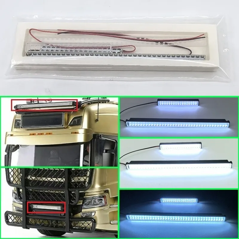 

LED 1 Set Spotlight Dome Lamp for 1/14 Tamiya RC Truck Car SCANIA 770S 56379 diy Parts Toys