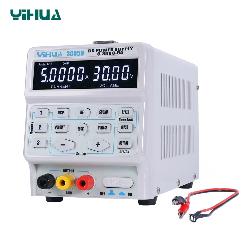 YIHUA 3005D Adjustable DC Laboratory Power Supply 30V 5A Programmable Switch Power Supply Voltage Regulator Stabilizer 220V 110V