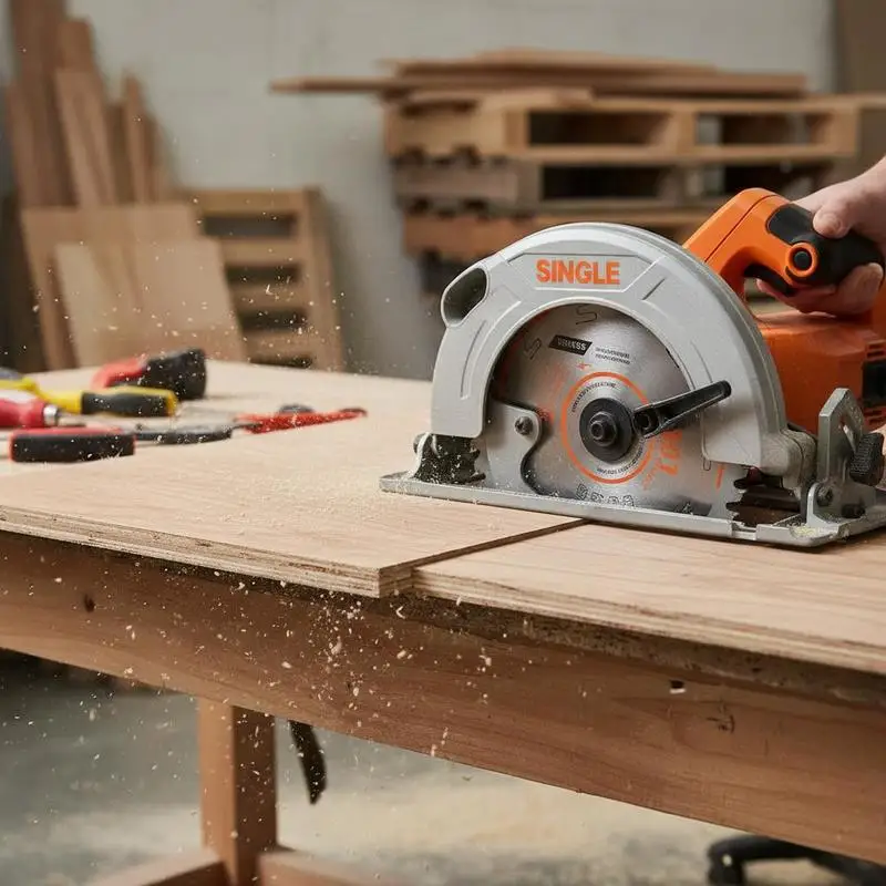 

Circular Saw Cutting Disc 10 Inch For Plywood OSB Hardwood, 50 Alloy Teeth 5/8 Inch Arbor Fine Finish Noise-Reducing Vents