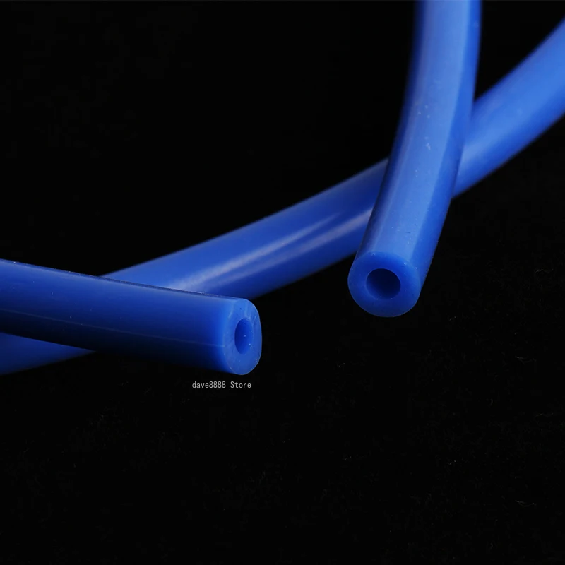2mm ~ 25mm Uniwersalny niebieski silikonowy wąż próżniowy Elastyczna rura z żelem krzemionkowym klasy spożywczej Auto Car Racing Line Pipe Tube