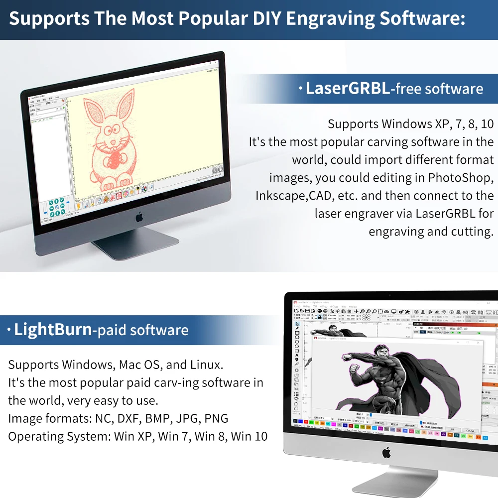 GRBL 32 bit Type-C Port Laser Engraving Machine Control Board 2-Axis Integrated Driver, Offline Controller For Laser Engraver