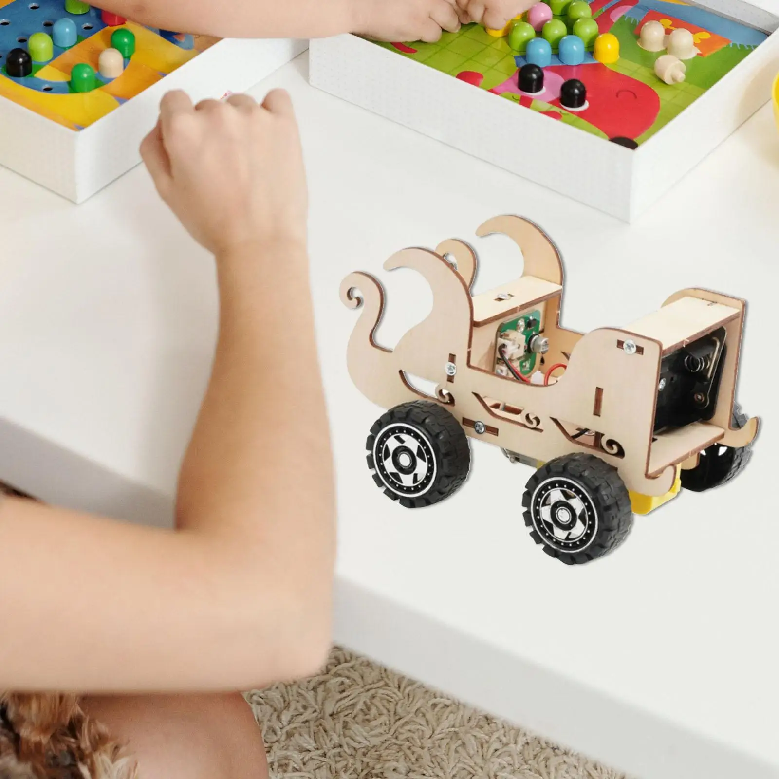 DIY Control Car Toy Assembly Educational for Ages 6+ Year Old