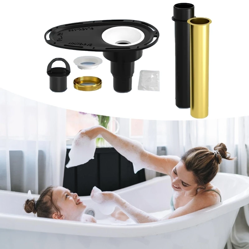 Bathtub Drain set with Brass Components Freestanding Tub Drain for Durability