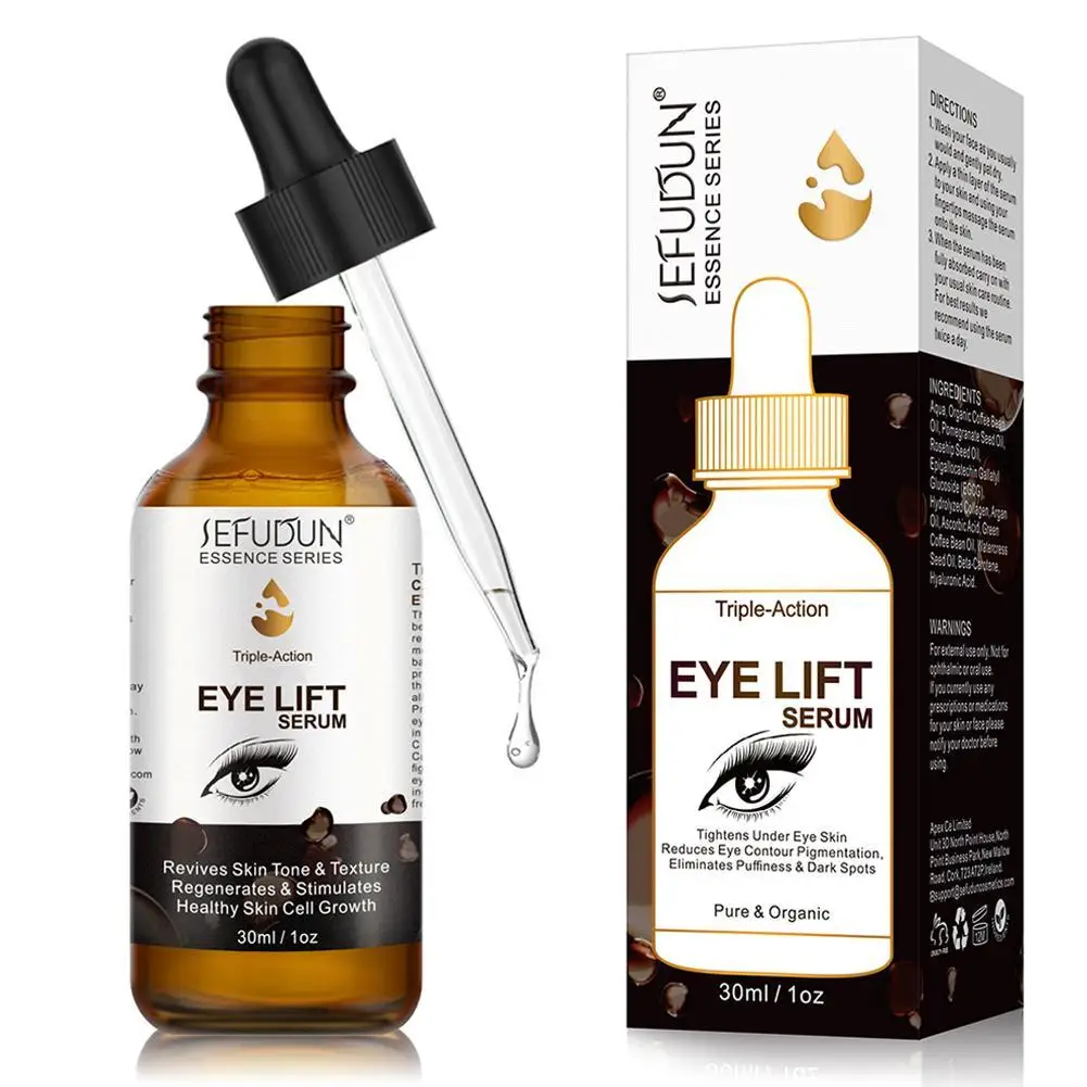 

Coffee Eye Lifting Serum Fade Fine Lines Remove Dark Circles Eye Bags Anti Aging Fade Fine Line Hydrating Soothing Anti-Wrinkle