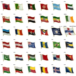 PIN de solapa con insignia de bandera de Albania, Argelia, Albania, Argentina, Emiratos Árabes Unidos, Omán, Marruecos, EgyptEthiopi, broche