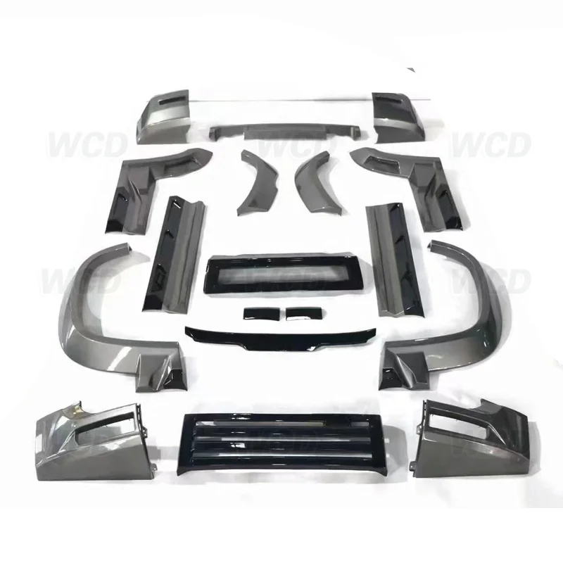 2020 Defender LUMA Style BodyKit Front Lip Grille Side Skirt Rear Diffuser Spoiler Wheel Eyebrow forLand Rover Defender FRP