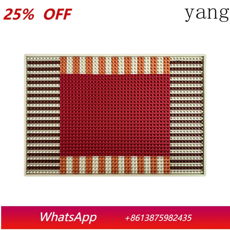 

Cx bar mat drain non-slip and anti-scalding soft rubber heat insulation home kitchen countertop restaurant decorative mat