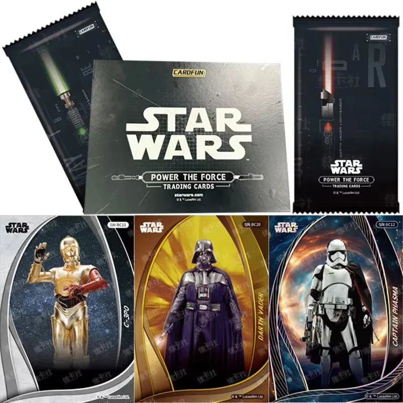 Card.fun Star Wars Karten Power der Krafte Mystery Box Anime Sammelkartenspiel Geburtstag Feiertag Spielzeug Geschenke für Kinder Auf Lager