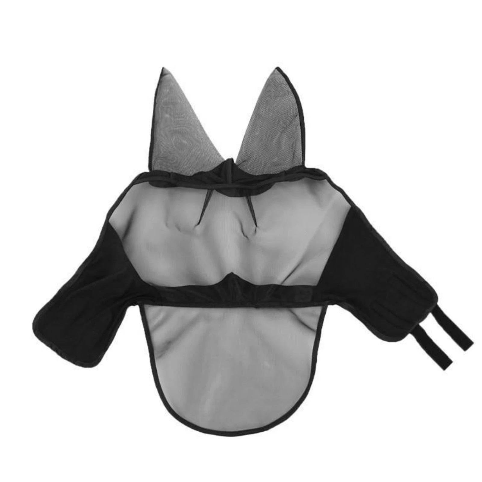 Mesh Horse Mask Flexible Horse Mask with Ear Holes Comfortable Transparent for Horses, Outdoor, Stable
