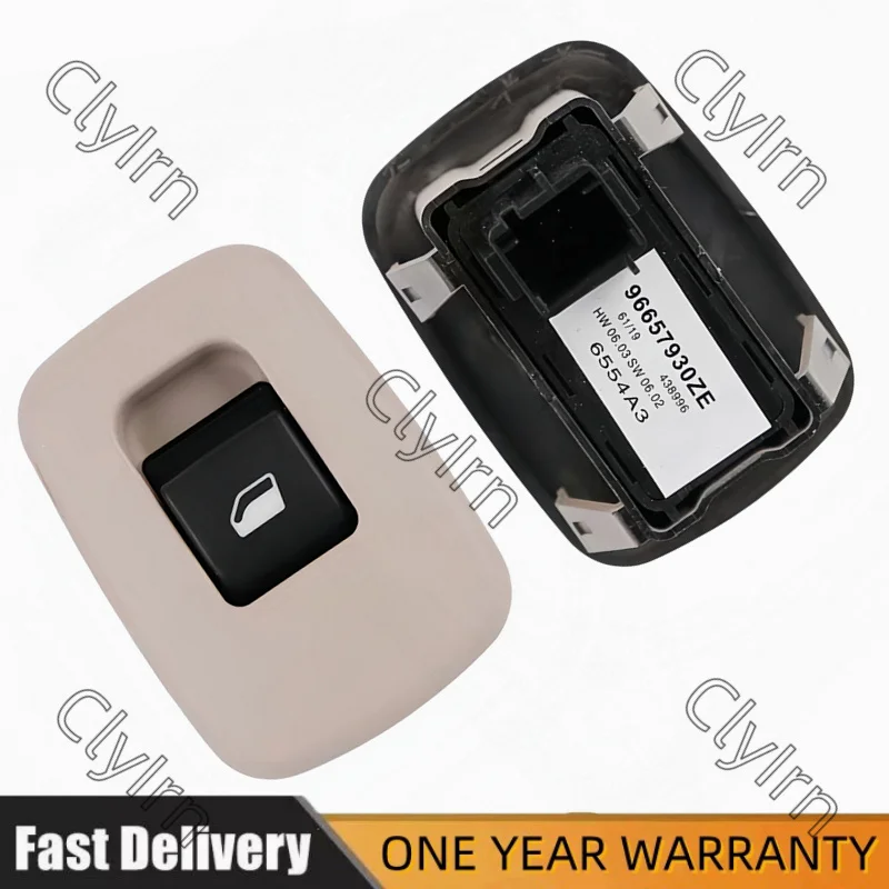 

Brand New Rear Door Lift Window Control Switch Button For Peugeot 508 Citroen C5