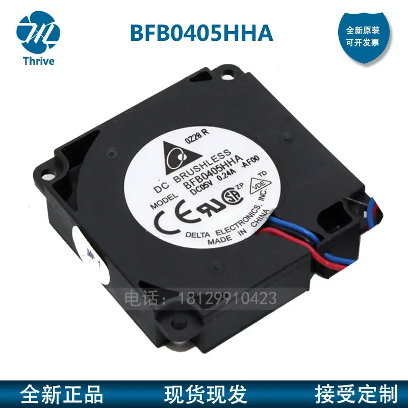 for Delta BFB0405HHA 4010 5V 0.24A 4CM Double Ball Bearing Centrifugal Turbo Quiet USB Fan