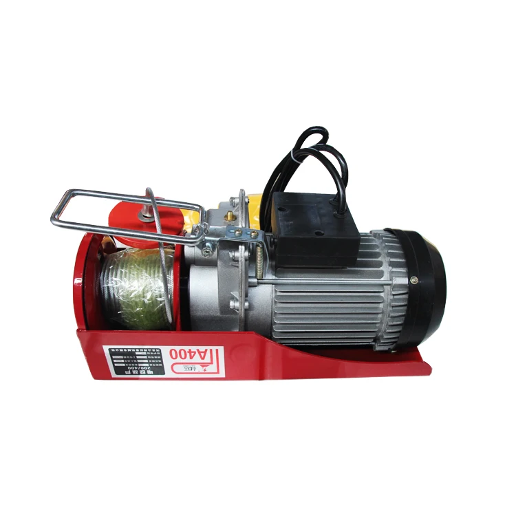 Mini Electric Wire Rope Hoist with Chain 100kg-1200kg Capacity 220v Voltage