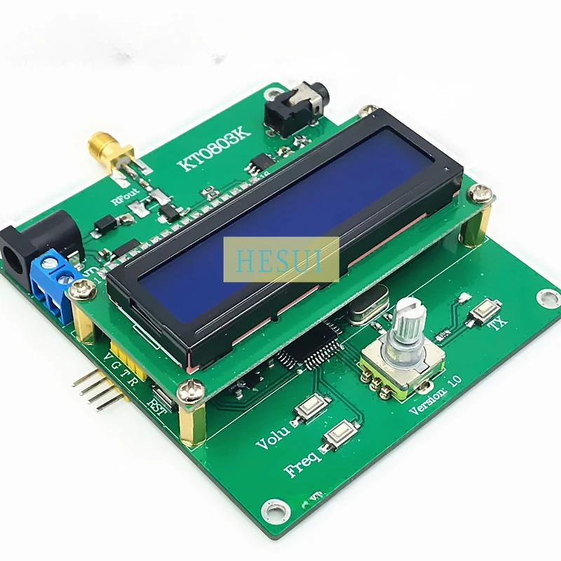 FM stereo audio dual channel transmitter module DSP