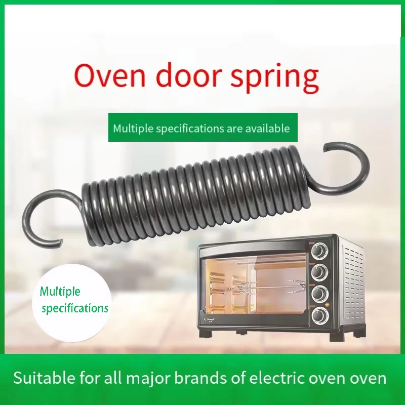 

Nickel Plating Spring Accessories Door Spring With Hook Electric Oven Box Commercial Spring Gas Strong Spring Length 9.5-11cm