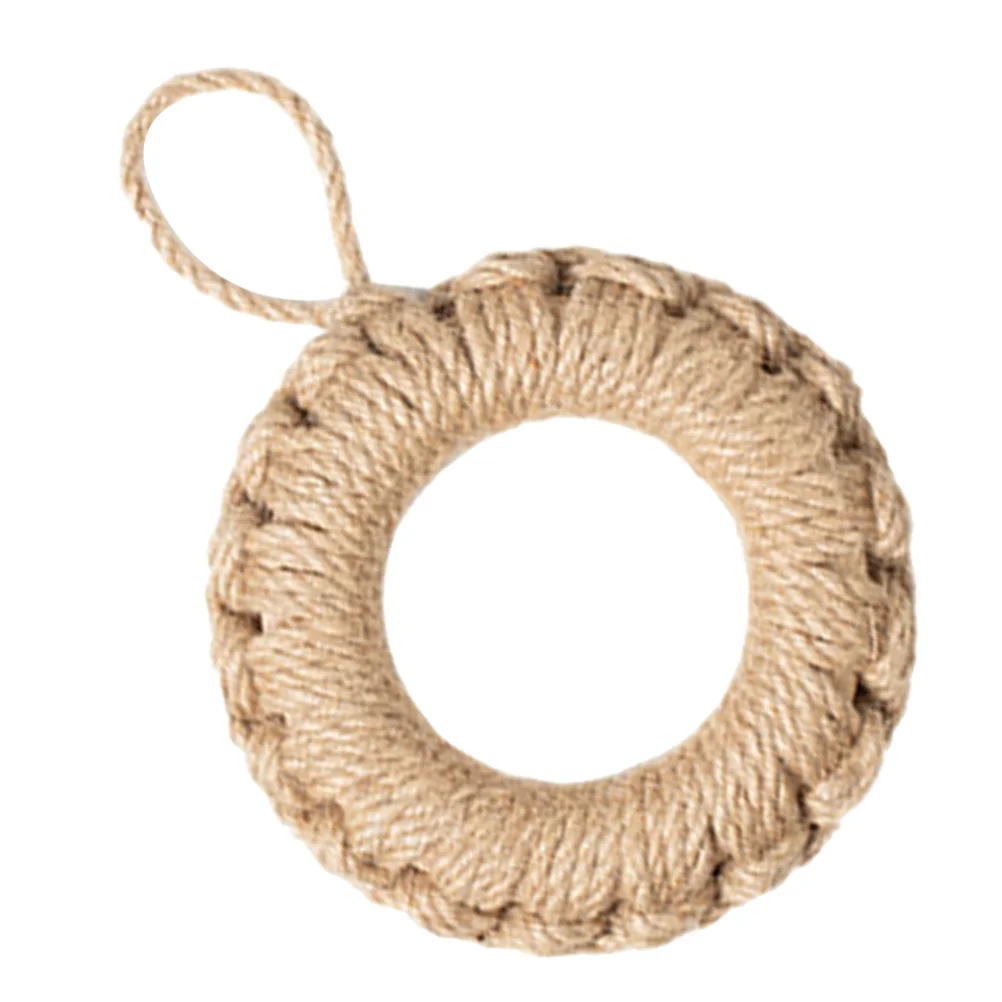 

Handwoven Round Pot Mat Premium Flax Placemat Non Skid Reusable Dish Pad for Countertop Wok Holder Table Decoration Use