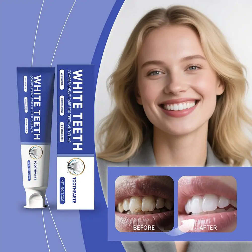 Portable 120g Nicotinamide Toothpaste Fresh Breath Clean Mouth Toothpaste Toothpaste T4E4