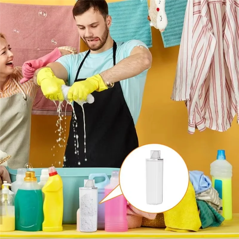 

A50M-Laundry Pods Container U-Shaped Outlet Containers For Laundry Room Organization Laundry Powder Container Laundry Storage