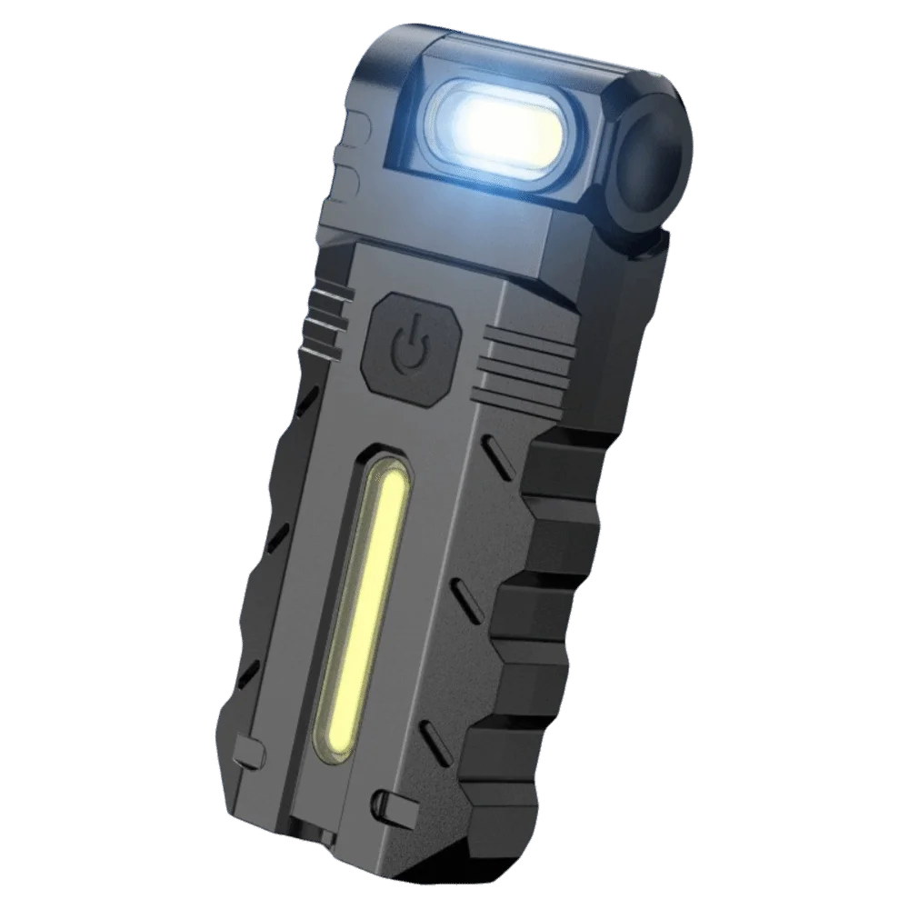 

1000mAh Battery Magnetic LED Flashlight 180 Degree Rotating Head Waterproof Design Rechargeable Flashlight Compact Size