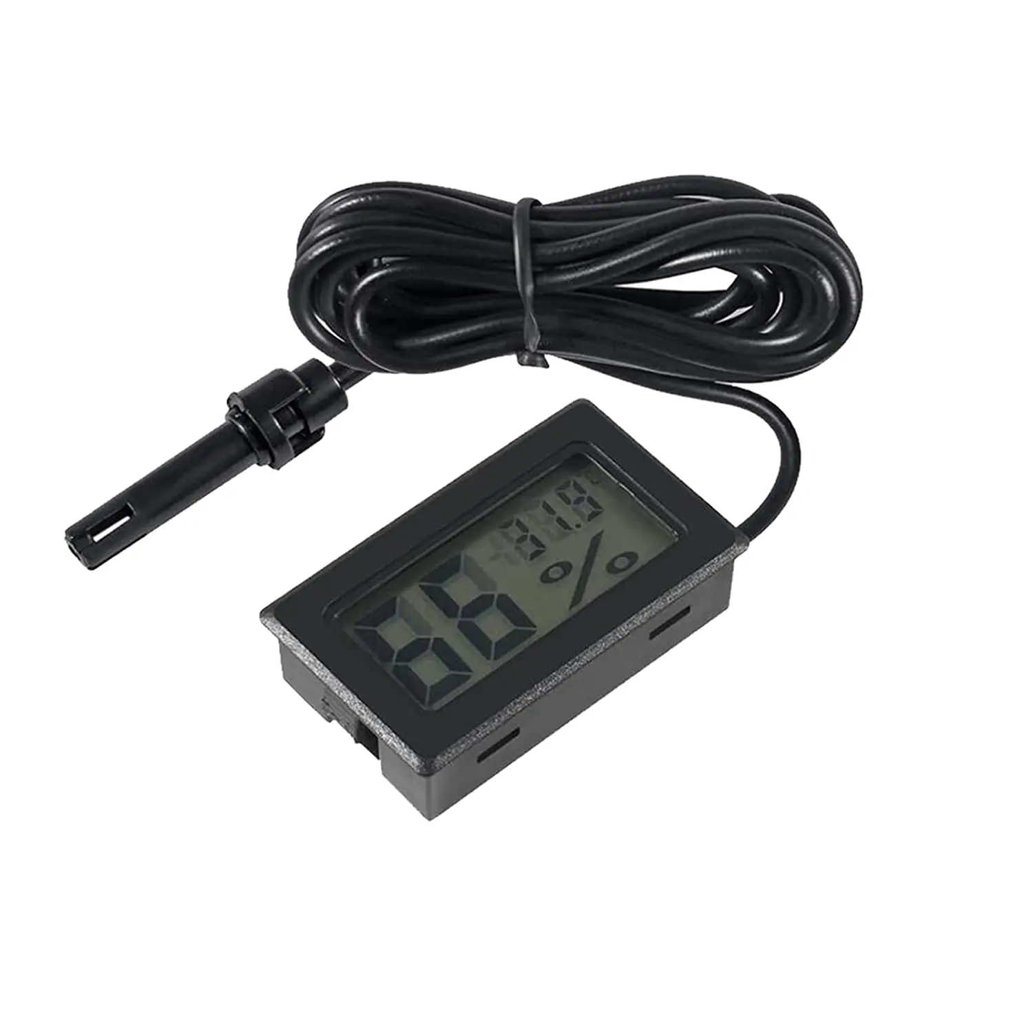 Mini Digital Temperature Humidity Meters Gauge Indoor Thermometer Hygrometer LCD Display for Humidors Greenhouse Garden Cellar