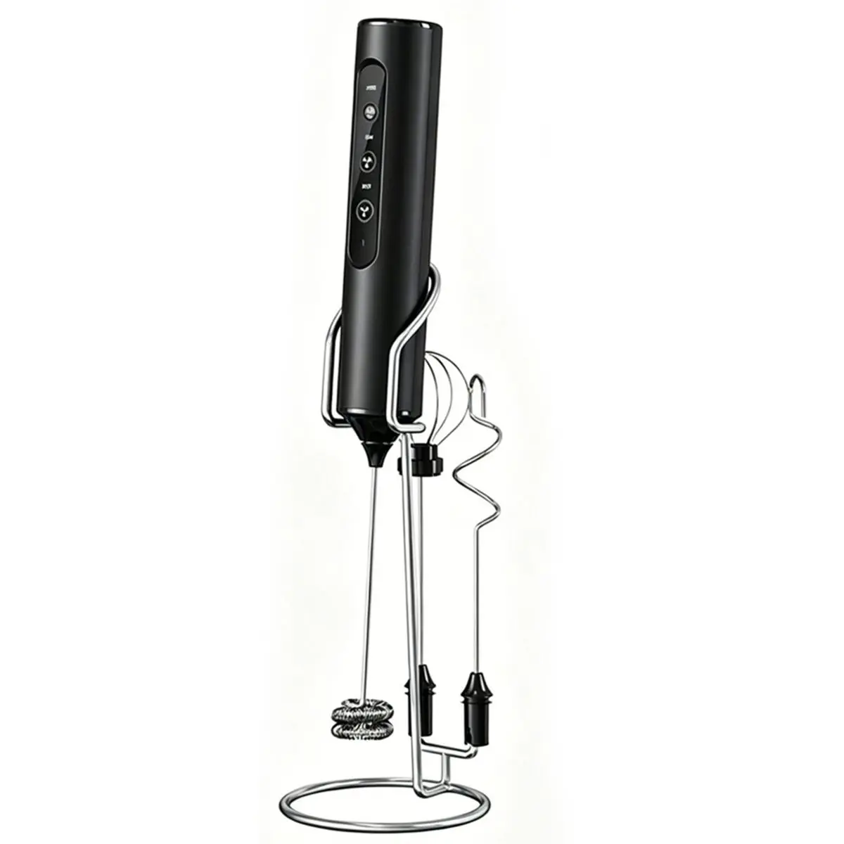 2026 Trend Electric Milk Frother, Rechargeable Handheld Button Control for Easy Operation,Portable Foam Mixer for Coffee, Lattes