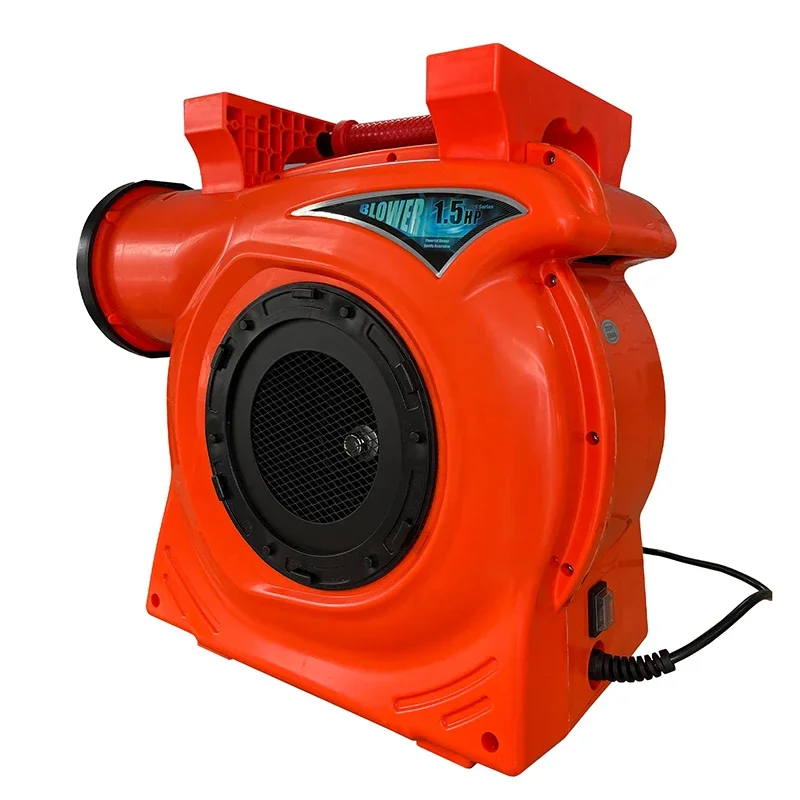 1.5HP 2HP Electric Inflatable Blower High Pressure Air Blower for Bouncy Castle & Inflatable Tent 120V 230V Plastic Blades