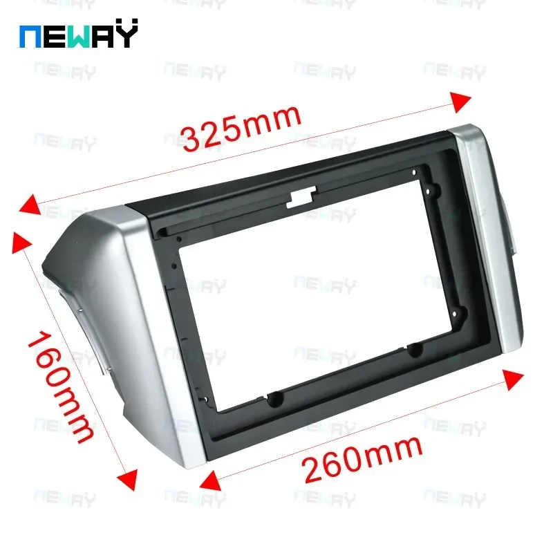 9Inch Car Radio Fascias Android Stereo Player 2 Din Head Unit Panel Dash Frame Installation Trim For Toyota Innova 2016-2018