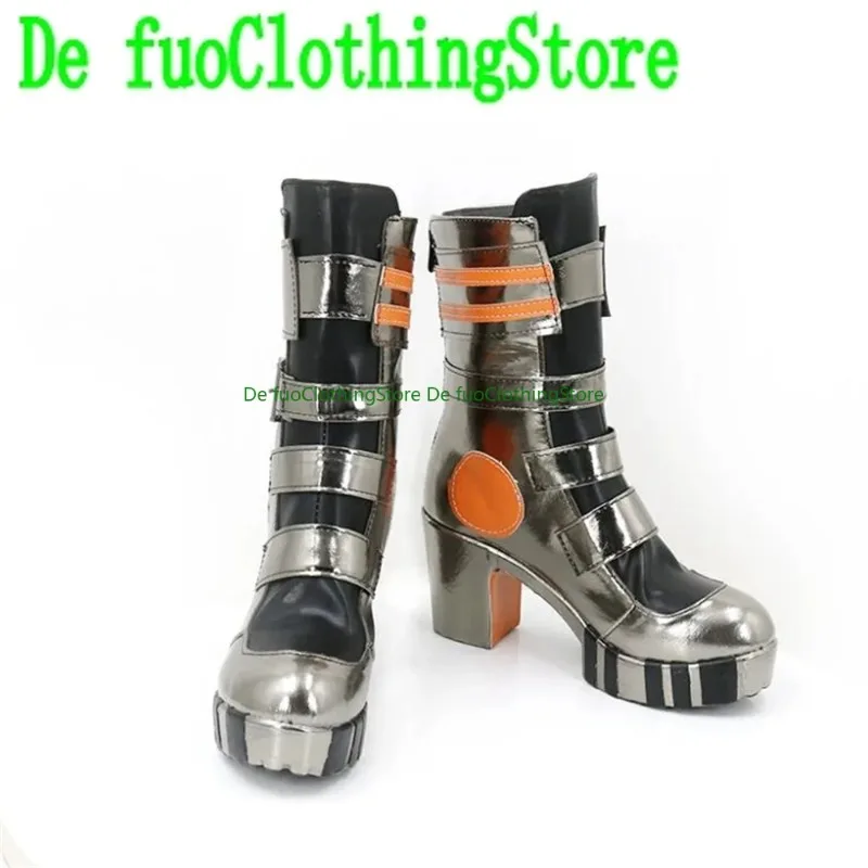Defuo pinha arknights cosplay sapatos botas jogo anime jogo rpg festa de halloween adereços sapatos botas