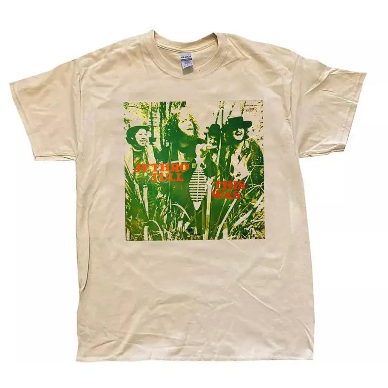 

Футболка Jethro Tull This Was 1968, песочный цвет, полный размер S 5Xl