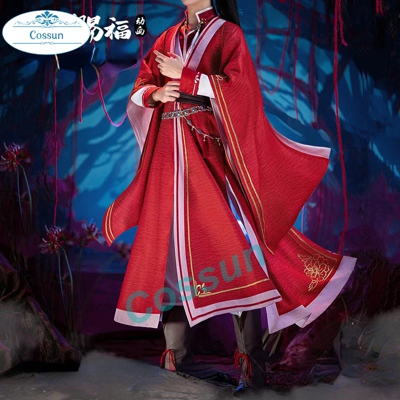 

Anime Tian Guan Ci Fu Cosplay Hua Cheng San Lang Ver Red Costume Heaven Official's Bless HuaCheng Cosplay