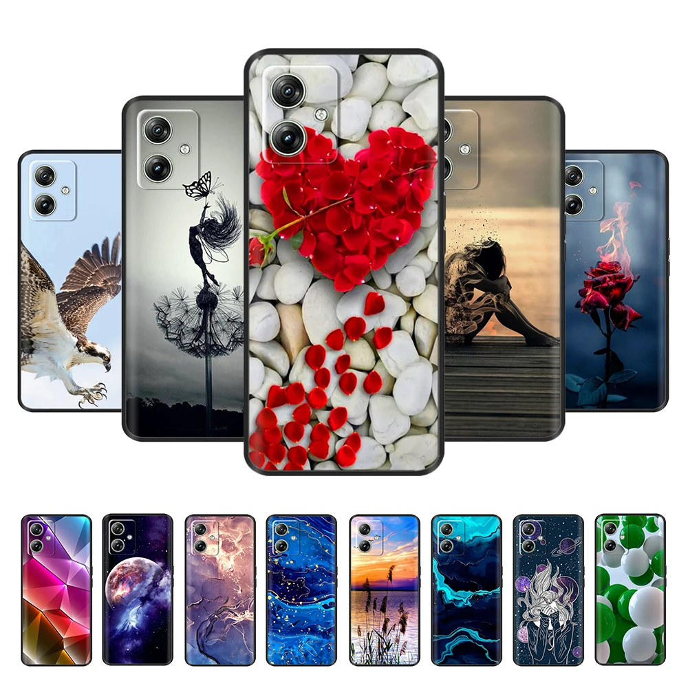 Soft Cover For Moto G54 5G Case Global Soft Silicone Bumper Phone Case For Motorola Moto G54 XT-2343-1 MotoG54 G 54 Cases Coque