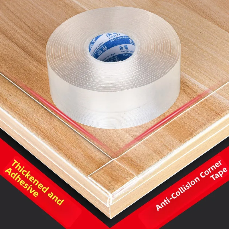 Transparent Thickened Invisible Furniture Collision Strip Table Corner Protection  Banding Creative Short Sleeve T-Shirt