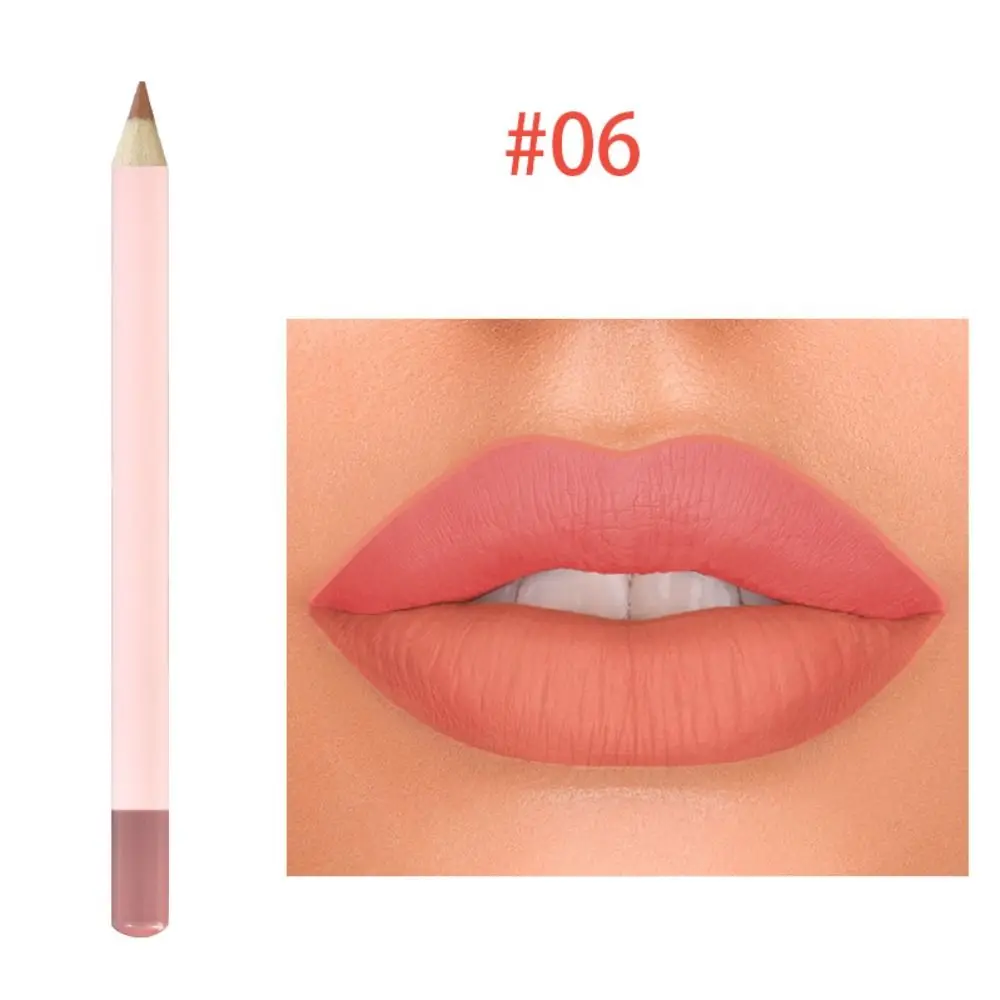 Nieuw Lipliner Pencil Waterproof Lipliner Pencil Velvet Matte Lip Liner Natuurlijke omtrek Lip Contour Line Lipliner Pen