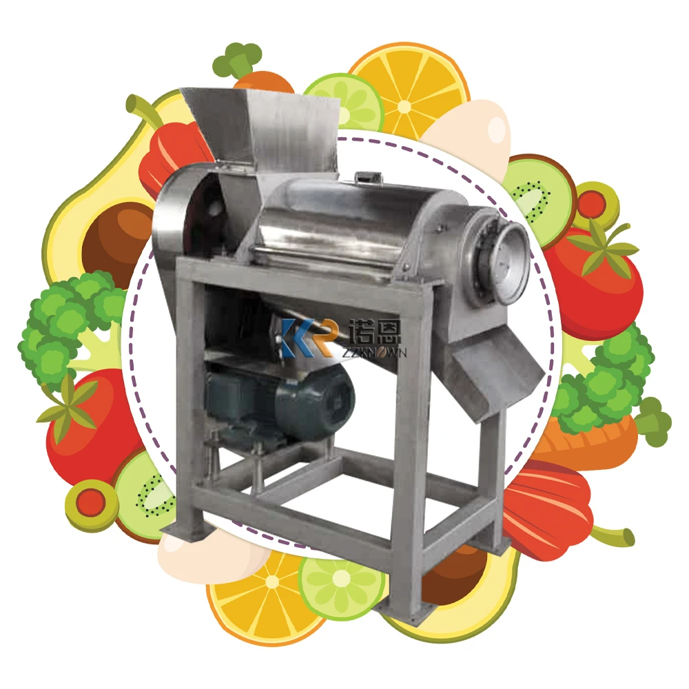 2.5 Ton Capacity Industrial Fruit Vegetable Juice Extractor/ Spiral Fruit Juicer Screw Vegetable Crushed Juice Making Machine