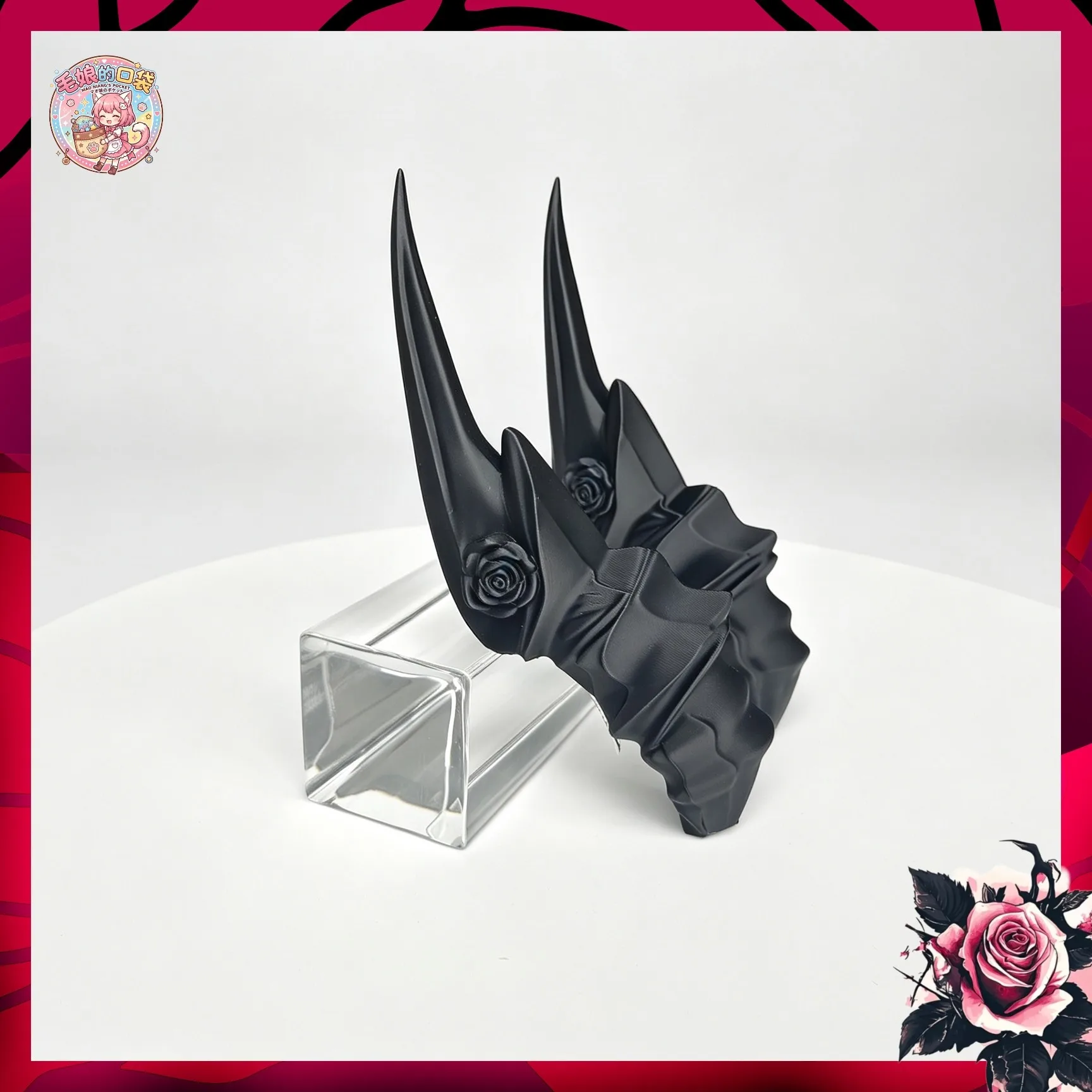 Dark Night Apostle Lolita Headpiece Devil Horn Halloween Hairpiece Cosplay Props Christmas Fancy Party Costumes Accessories