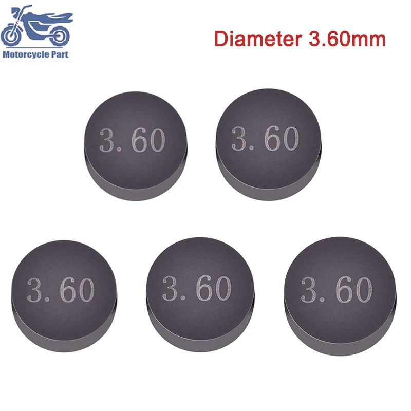 5/10/15pcs Motorcycle Diameter 9.48mm Adjustable Valve Gasket Shim Pad Cams 3.60mm Valve Shims For Honda Kawasaki YAMAHA 3.60