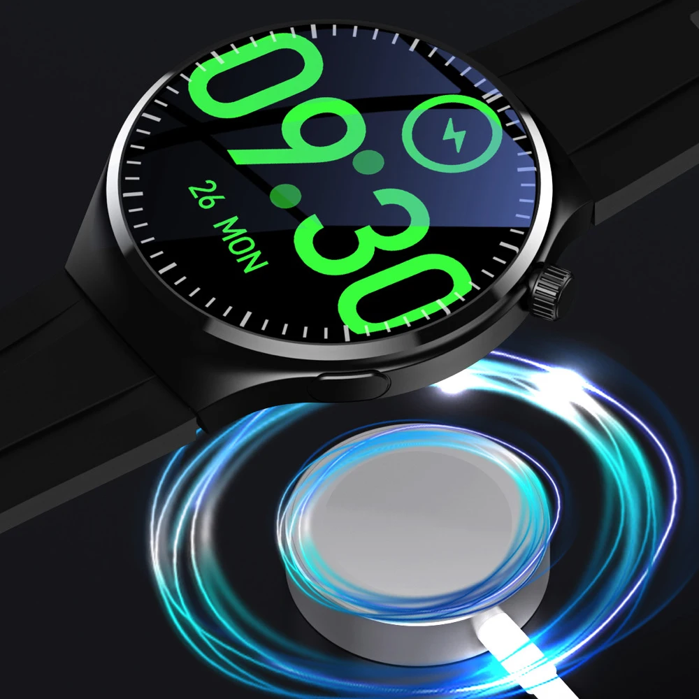 Blue Tooth Call Men สมาร์ทวอท์ช 1.5 "หน้าจอ HD กีฬาฟิตเนส Heart Rate สุขภาพนาฬิกาไร้สาย Smartwatch กันน้ํา