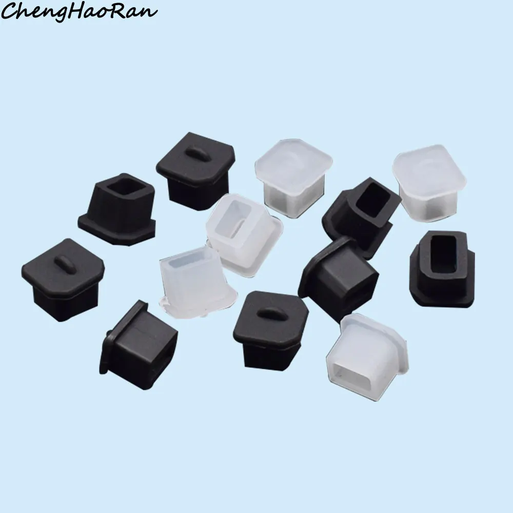 5 Pcs USB-B Silicone Rubber Hole Caps Dust proof Plug Cover For USB-B Female Port Dust proof Moisture Protection Cover Parts