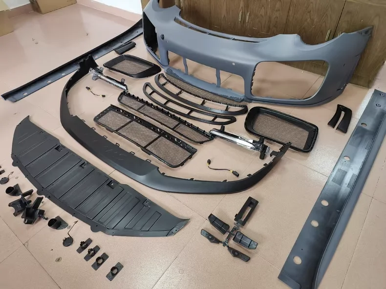 Moulded PP Surround BodyKit for 911 Modified GT2RS New Front Bumper Assembly Daytime Running Light for Upgrade