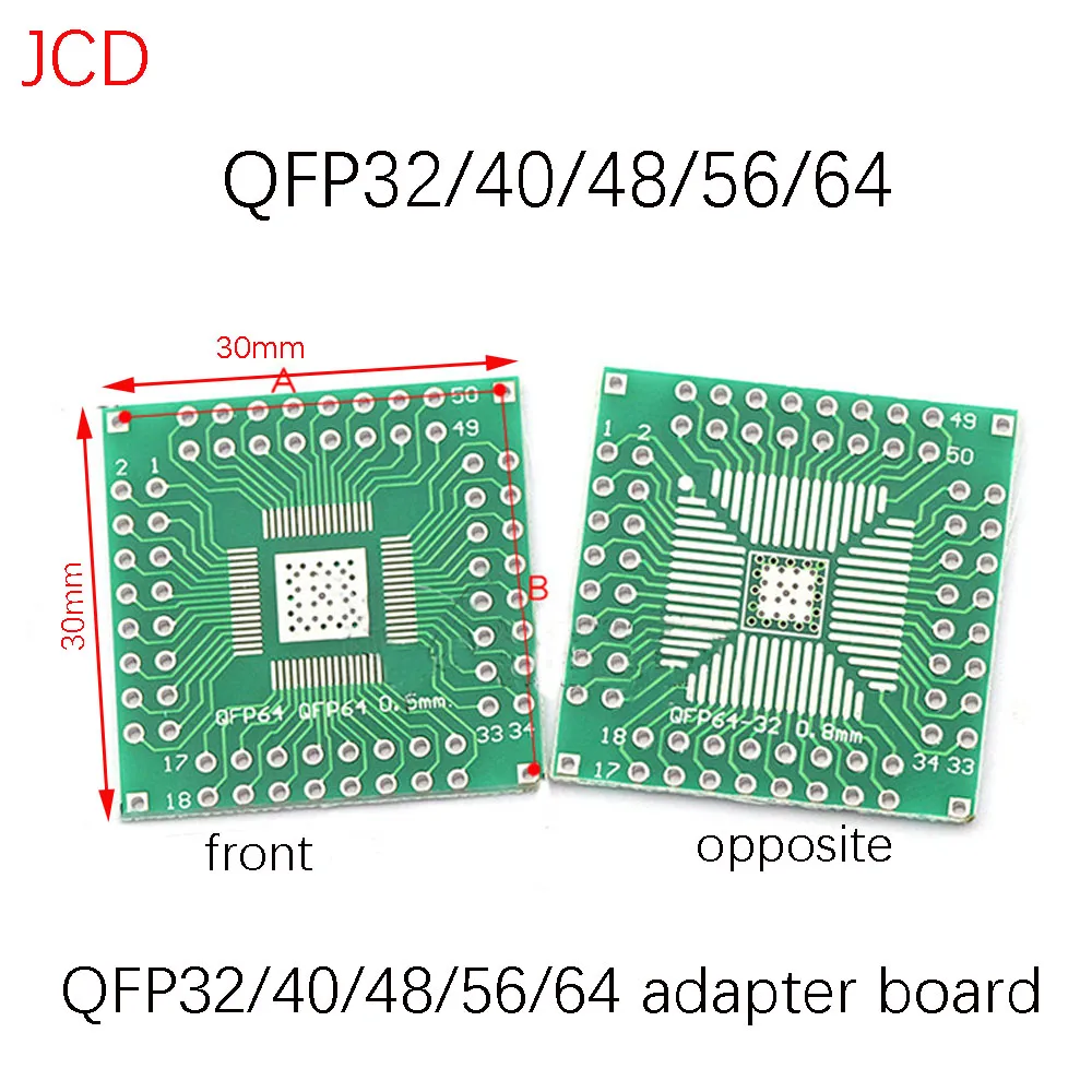 1PC PCB Board SOP Adapter Doppel Pin Löten SOP8 SOT223 DFN10 SSOP TQFP128/144 QFN44/48 QFN56/64 QFN32/100 IC Test – Detail 11