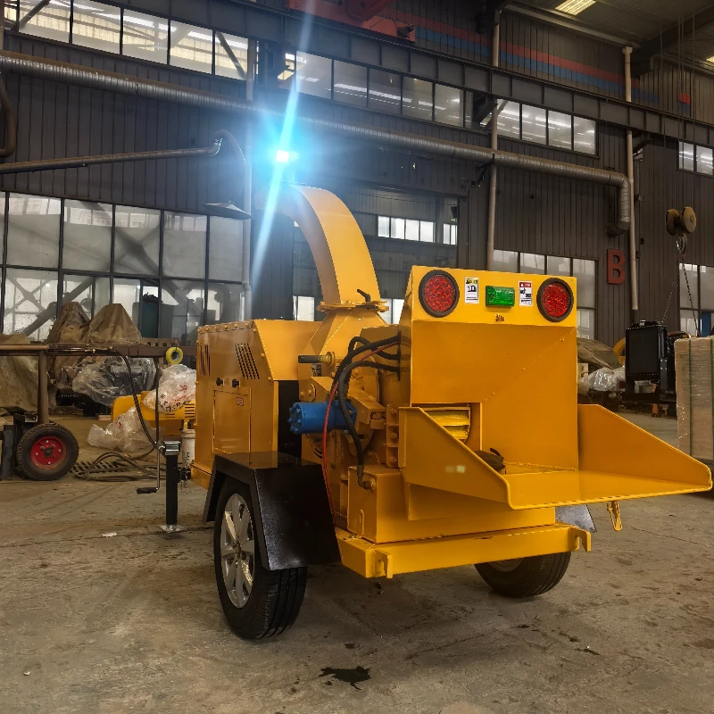 

Landscaping Wood Chipper Customized Grinder Automatic Feed Wood Chipper Mobile Shredder Wood Chipper with Conveyor Machine