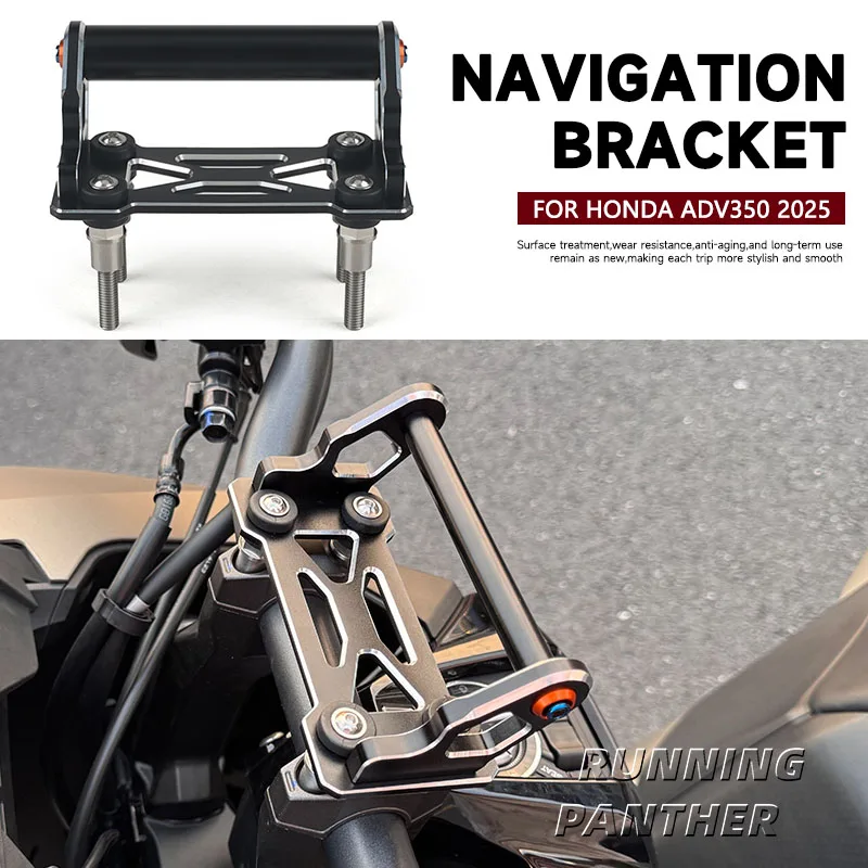 

Motorcycle GPS Mount Phone Holder Navigation Bracket Holder FOR Honda ADV350 ADV 350 2025 Navigator Bracket New Accessories