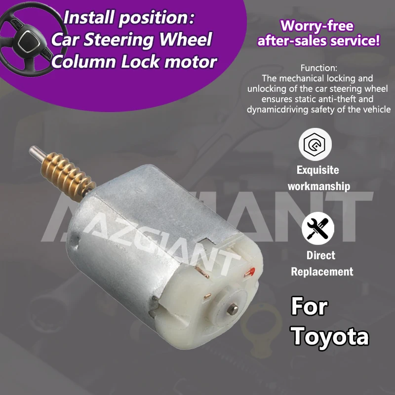 

AZGIANT Car ESL/ELV Steering Column Lock 12V DC motor For Toyota Corolla Verso/Avensis T27 T270/GT86/Avalon/Camry/RAV4 Limited