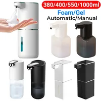 1000ML Automatic/Manual Soap Dispenser Waterproof USB Charging Smart Washing Hand Machine Infrared Sensor for Bathroom Washroom