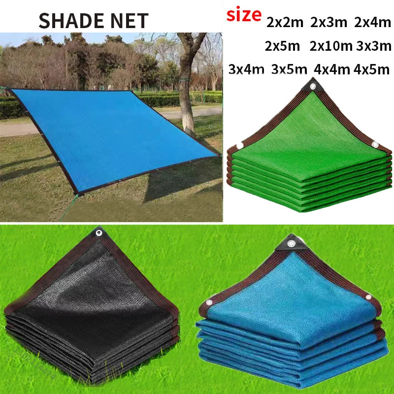 

12PIN black sunshade 85~90% plant greenhouse covering fence privacy screen garden sunshade shed UV protection