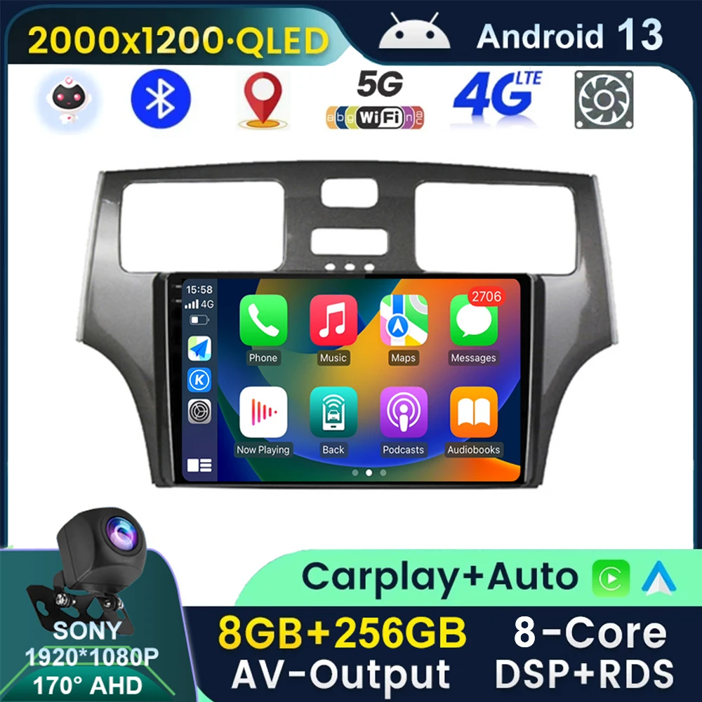 

Android 13 радио для Lexus ES300 ES330 XV30 ES250 2001-2006 мультимедийный видеоплеер Навигация стерео DSP Carplay Авто 4G Let