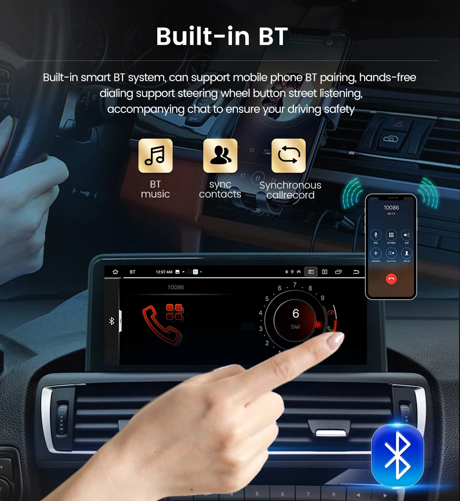 EU-Lieferung 128GB ROM Android 15 Auto-Multimedia-Videoplayer für BMW 5er F10 F11 2011-2017 Kabelloses CarPlay Android Auto Navigationssystem 8-Kern 4G WIFI BT DSP Head Unit SWC Idrive Originalsystem-Display Intelligente Fahrzeugsysteme – Detail 18